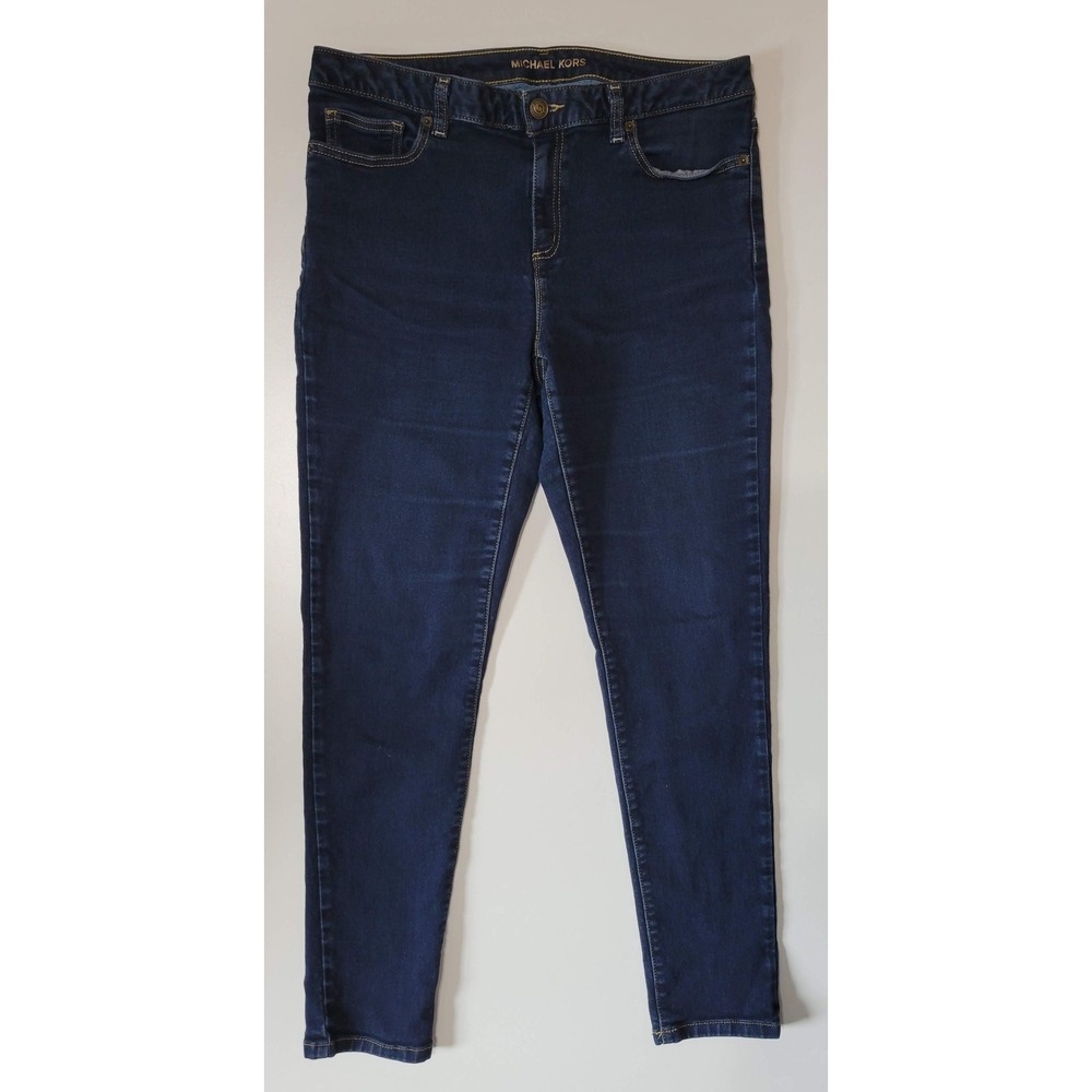 Michael Kors Izzy Skinny Dark Jeans